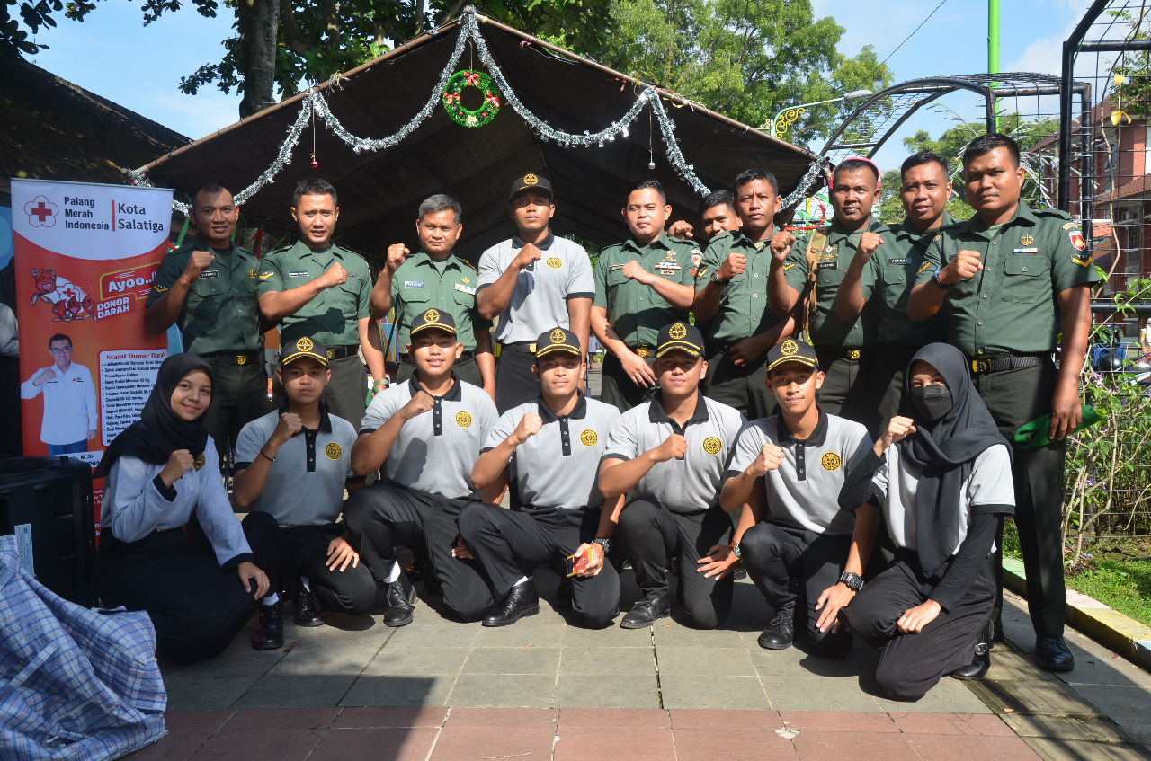 HUT Ke-33 Purna Paskibraka Indonesia 2022, Prajurit Korem 073/Makutarama Donor Darah